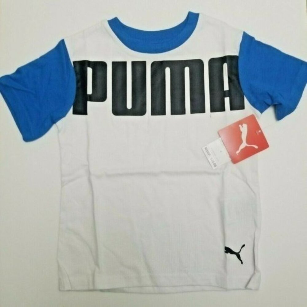 PUMA Boys Graphic T-Shirt White
